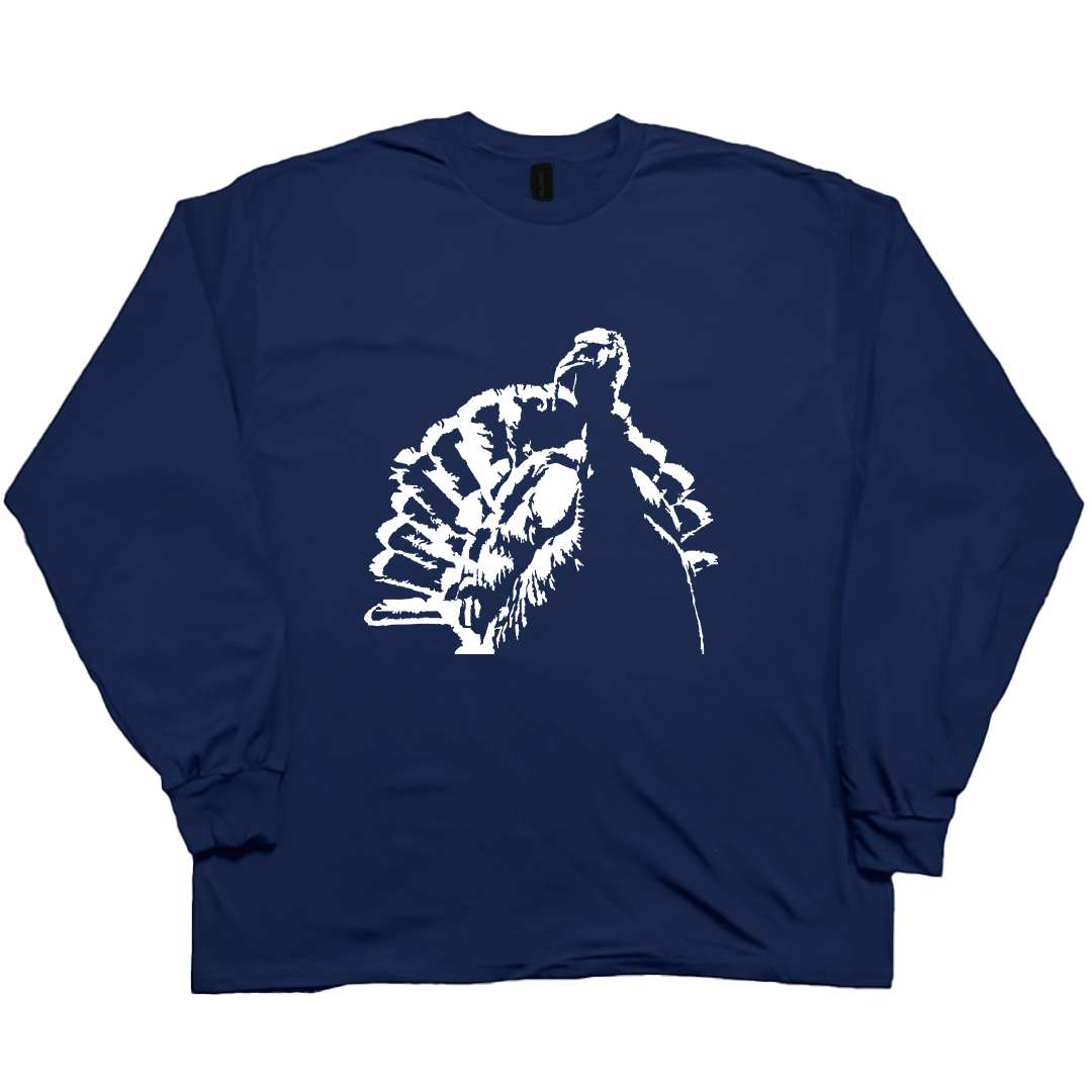 Turkey Contour Adult Long Sleeve Tee - Muddy Boots Clothing - Long Sleeve Tee