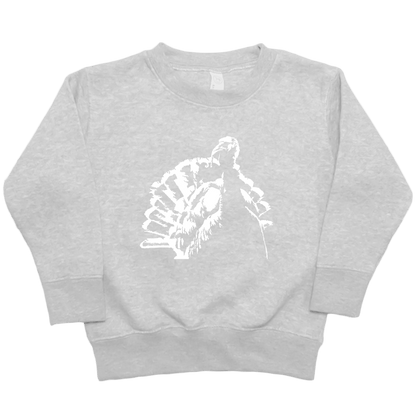 Turkey Contour Kids Crew Neck Sweatshirt - Muddy Boots Clothing - Crew Neck Sweatshirt