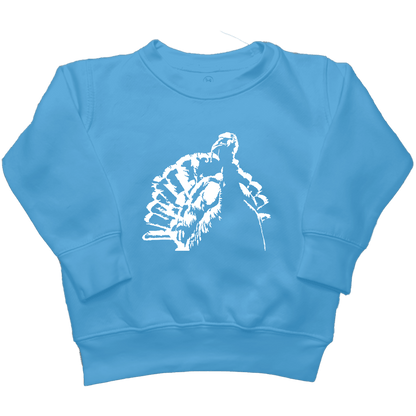 Turkey Contour Kids Crew Neck Sweatshirt - Muddy Boots Clothing - Crew Neck Sweatshirt