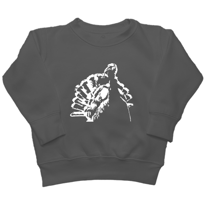 Turkey Contour Kids Crew Neck Sweatshirt - Muddy Boots Clothing - Crew Neck Sweatshirt