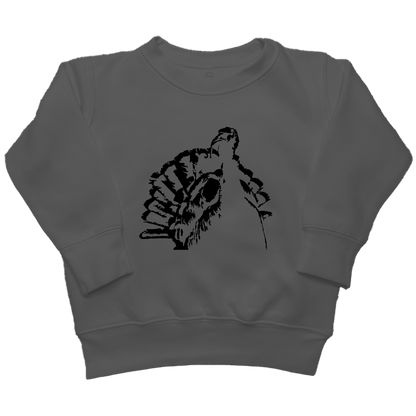 Turkey Contour Kids Crew Neck Sweatshirt - Muddy Boots Clothing - Crew Neck Sweatshirt