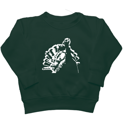 Turkey Contour Kids Crew Neck Sweatshirt - Muddy Boots Clothing - Crew Neck Sweatshirt