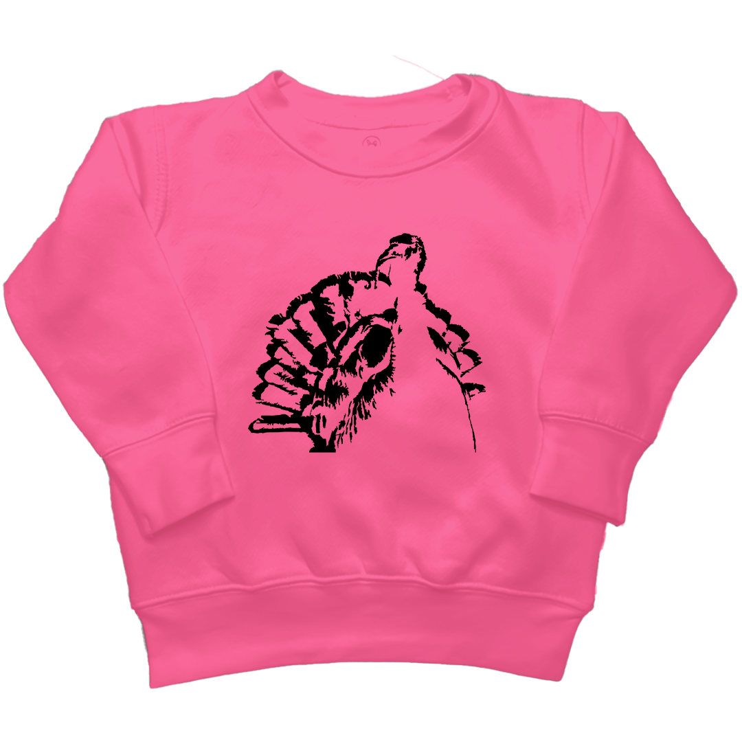 Turkey Contour Kids Crew Neck Sweatshirt - Muddy Boots Clothing - Crew Neck Sweatshirt