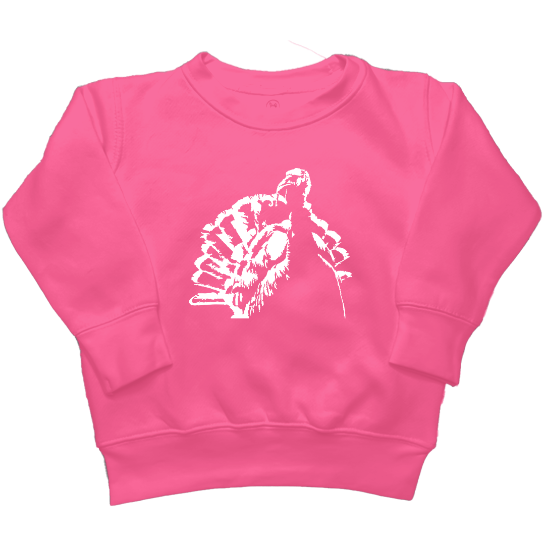 Turkey Contour Kids Crew Neck Sweatshirt - Muddy Boots Clothing - Crew Neck Sweatshirt