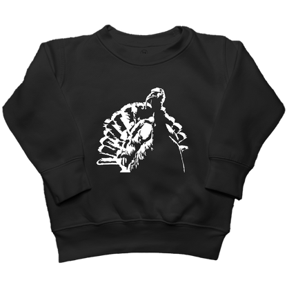 Turkey Contour Toddler Crew Neck Sweatshirt - Muddy Boots Clothing - Crew Neck Sweatshirt