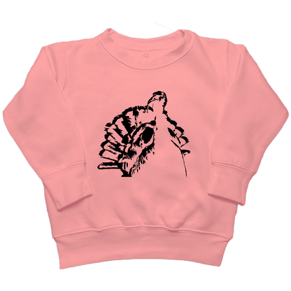 Turkey Contour Toddler Crew Neck Sweatshirt - Muddy Boots Clothing - Crew Neck Sweatshirt