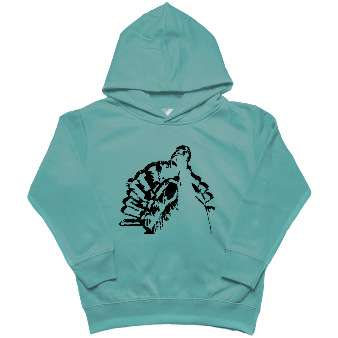 Turkey Contour Toddler Hoodie - Muddy Boots Clothing - Hoodie