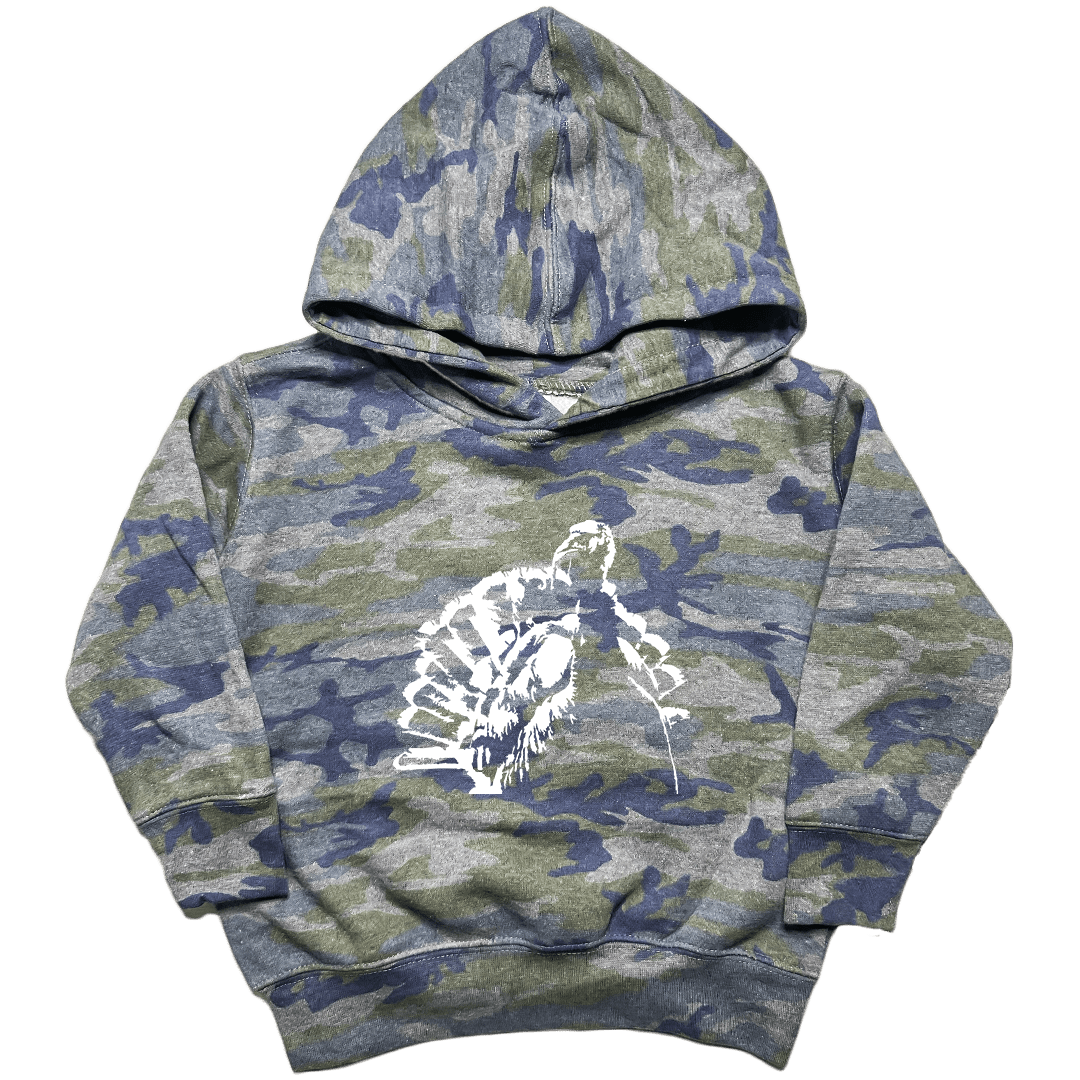 Turkey Contour Toddler Hoodie - Muddy Boots Clothing - Hoodie