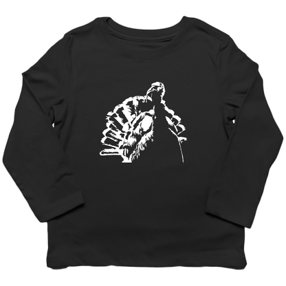 Turkey Contour Toddler Long Sleeve Tee - Muddy Boots Clothing - Long Sleeve Tee