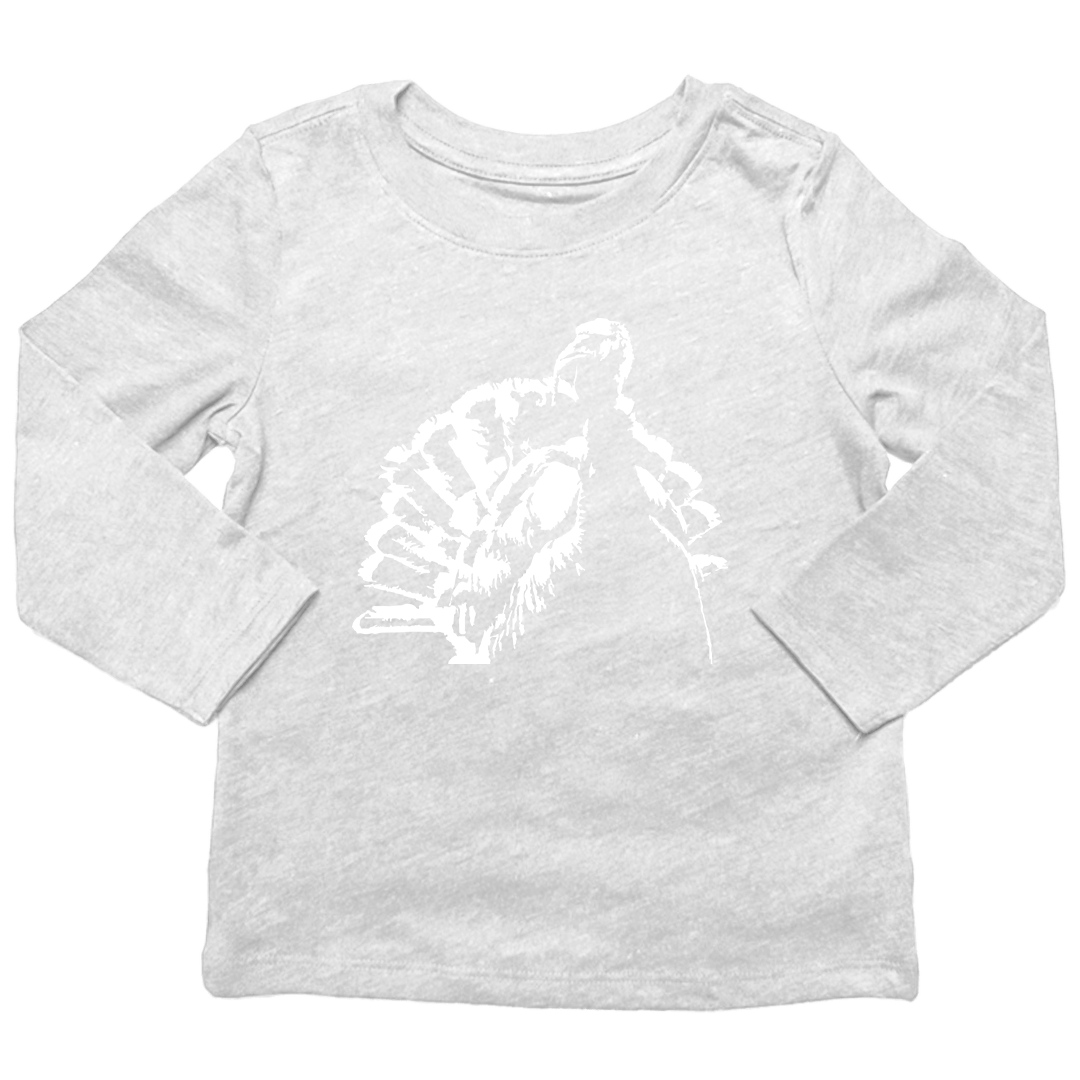 Turkey Contour Toddler Long Sleeve Tee - Muddy Boots Clothing - Long Sleeve Tee