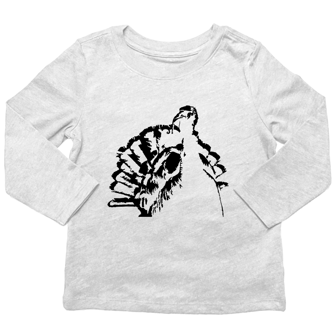 Turkey Contour Toddler Long Sleeve Tee - Muddy Boots Clothing - Long Sleeve Tee