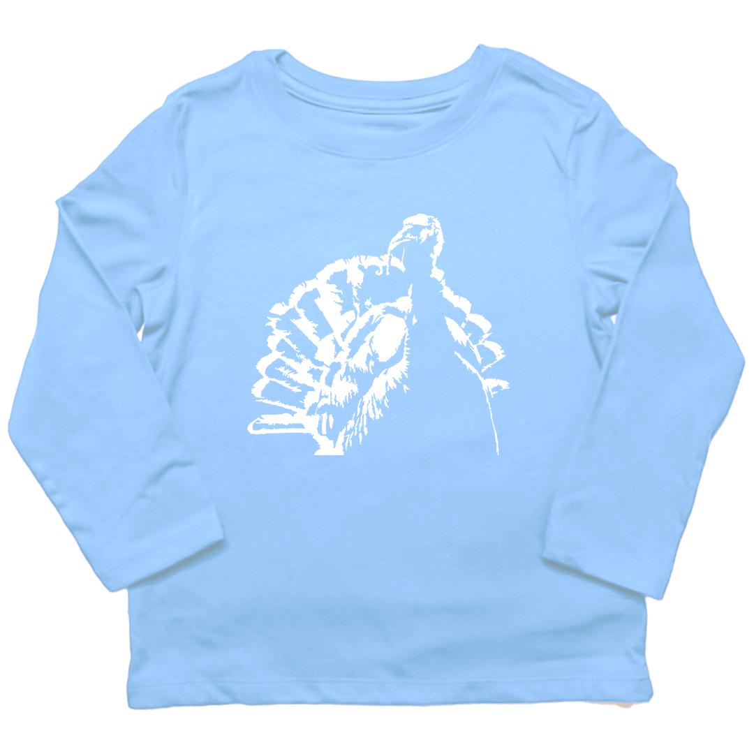 Turkey Contour Toddler Long Sleeve Tee - Muddy Boots Clothing - Long Sleeve Tee