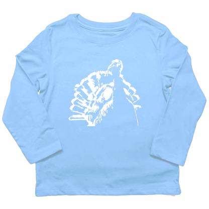 Turkey Contour Toddler Long Sleeve Tee - Muddy Boots Clothing - Long Sleeve Tee