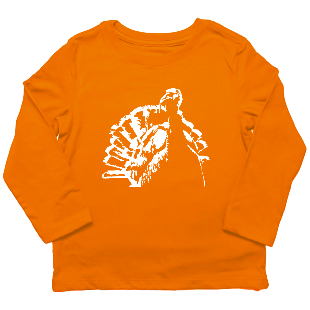 Turkey Contour Toddler Long Sleeve Tee - Muddy Boots Clothing - Long Sleeve Tee