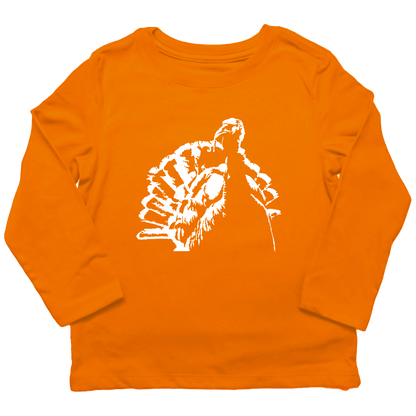 Turkey Contour Toddler Long Sleeve Tee - Muddy Boots Clothing - Long Sleeve Tee