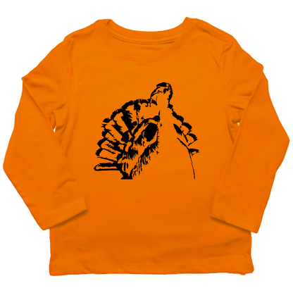 Turkey Contour Toddler Long Sleeve Tee - Muddy Boots Clothing - Long Sleeve Tee