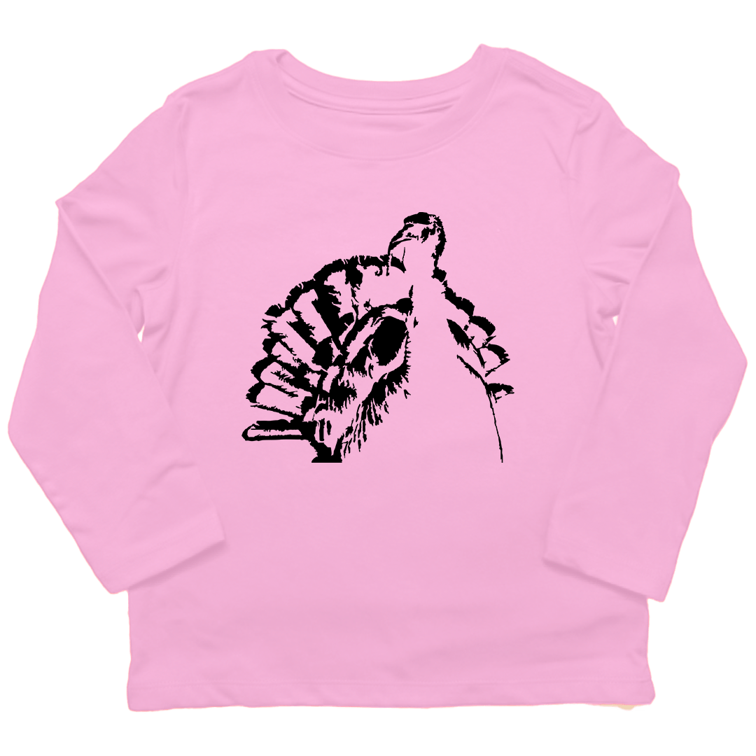 Turkey Contour Toddler Long Sleeve Tee - Muddy Boots Clothing - Long Sleeve Tee