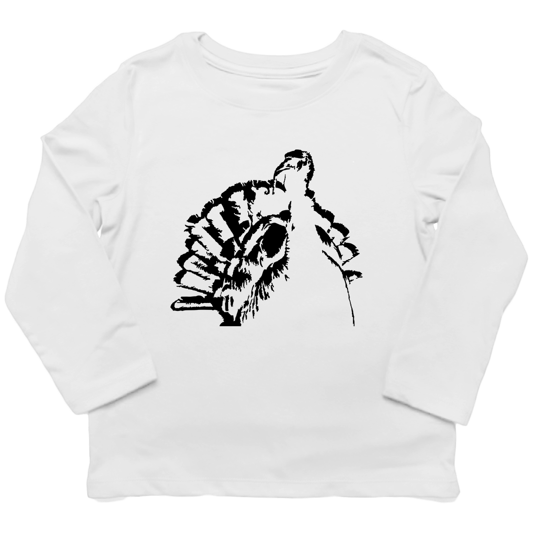 Turkey Contour Toddler Long Sleeve Tee - Muddy Boots Clothing - Long Sleeve Tee