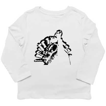 Turkey Contour Toddler Long Sleeve Tee - Muddy Boots Clothing - Long Sleeve Tee