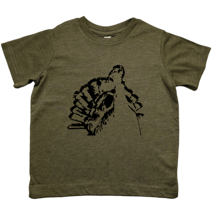 Turkey Contour Toddler Tee - Muddy Boots Clothing - T-Shirt