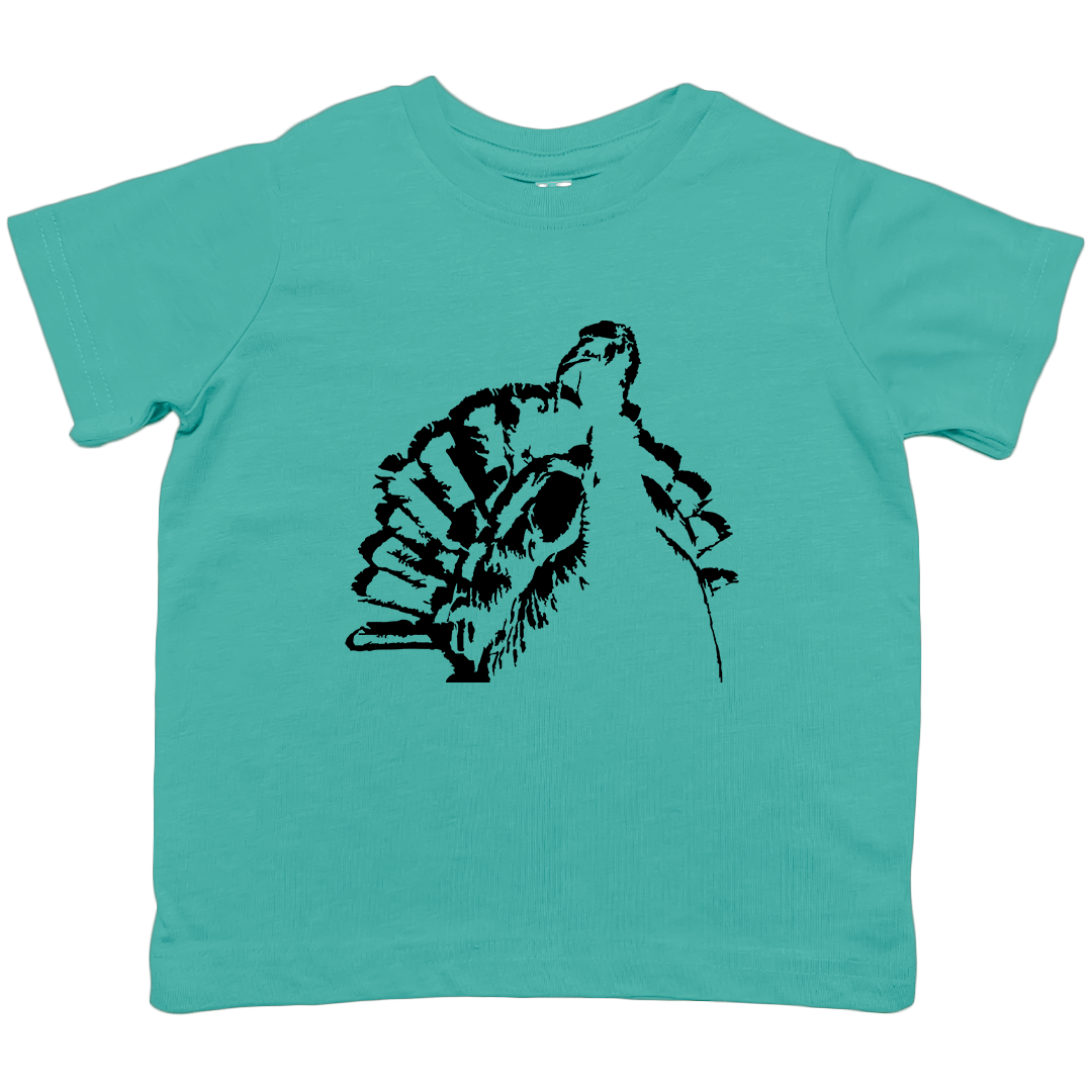 Turkey Contour Toddler Tee - Muddy Boots Clothing - T-Shirt