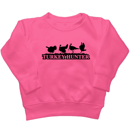 Turkey Hunter Kids Crew Neck Sweatshirt - Muddy Boots Clothing - Crew Neck Sweatshirt