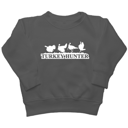 Turkey Hunter Kids Crew Neck Sweatshirt - Muddy Boots Clothing - Crew Neck Sweatshirt