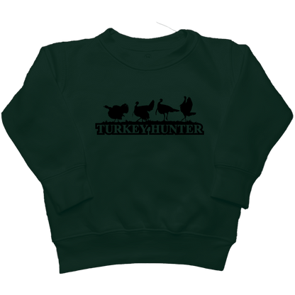 Turkey Hunter Kids Crew Neck Sweatshirt - Muddy Boots Clothing - Crew Neck Sweatshirt