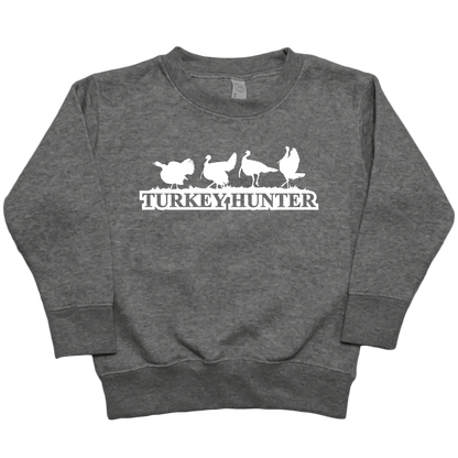 Turkey Hunter Toddler Crew Neck Sweatshirt - Muddy Boots Clothing - Crew Neck Sweatshirt