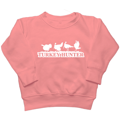 Turkey Hunter Toddler Crew Neck Sweatshirt - Muddy Boots Clothing - Crew Neck Sweatshirt