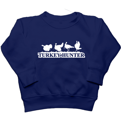 Turkey Hunter Toddler Crew Neck Sweatshirt - Muddy Boots Clothing - Crew Neck Sweatshirt