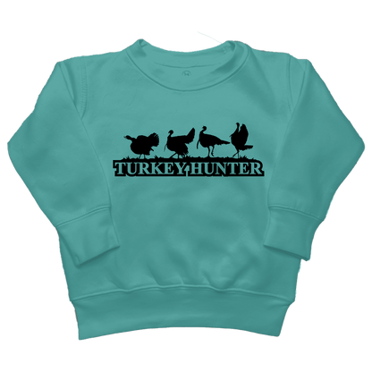 Turkey Hunter Toddler Crew Neck Sweatshirt - Muddy Boots Clothing - Crew Neck Sweatshirt