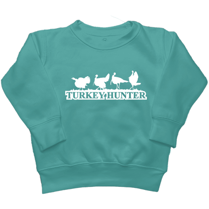 Turkey Hunter Toddler Crew Neck Sweatshirt - Muddy Boots Clothing - Crew Neck Sweatshirt