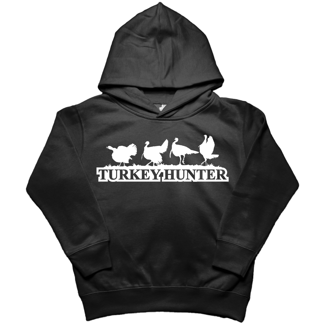 Turkey Hunter Toddler Hoodie - Muddy Boots Clothing - Hoodie