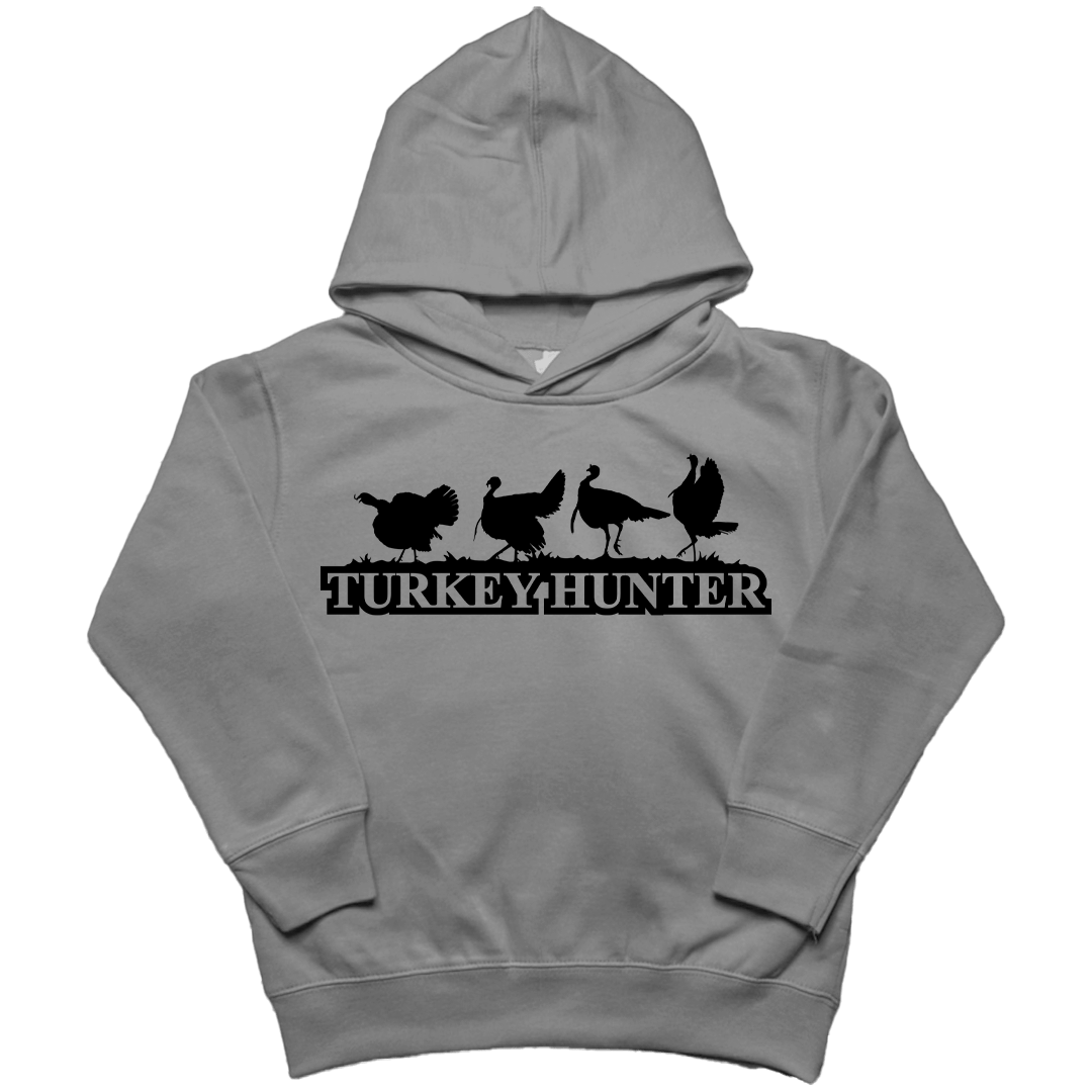 Turkey Hunter Toddler Hoodie - Muddy Boots Clothing - Hoodie
