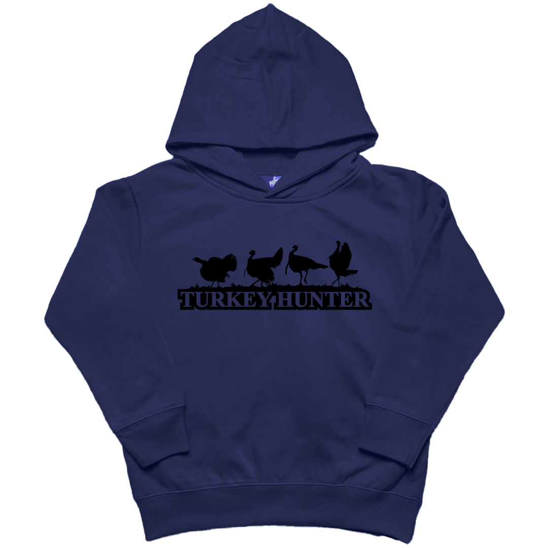 Turkey Hunter Toddler Hoodie - Muddy Boots Clothing - Hoodie