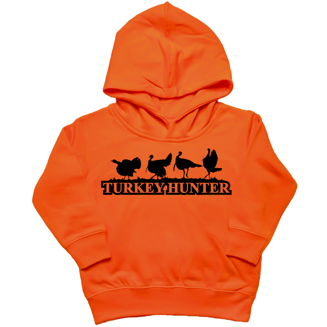 Turkey Hunter Toddler Hoodie - Muddy Boots Clothing - Hoodie