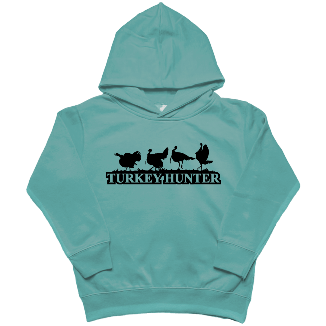 Turkey Hunter Toddler Hoodie - Muddy Boots Clothing - Hoodie
