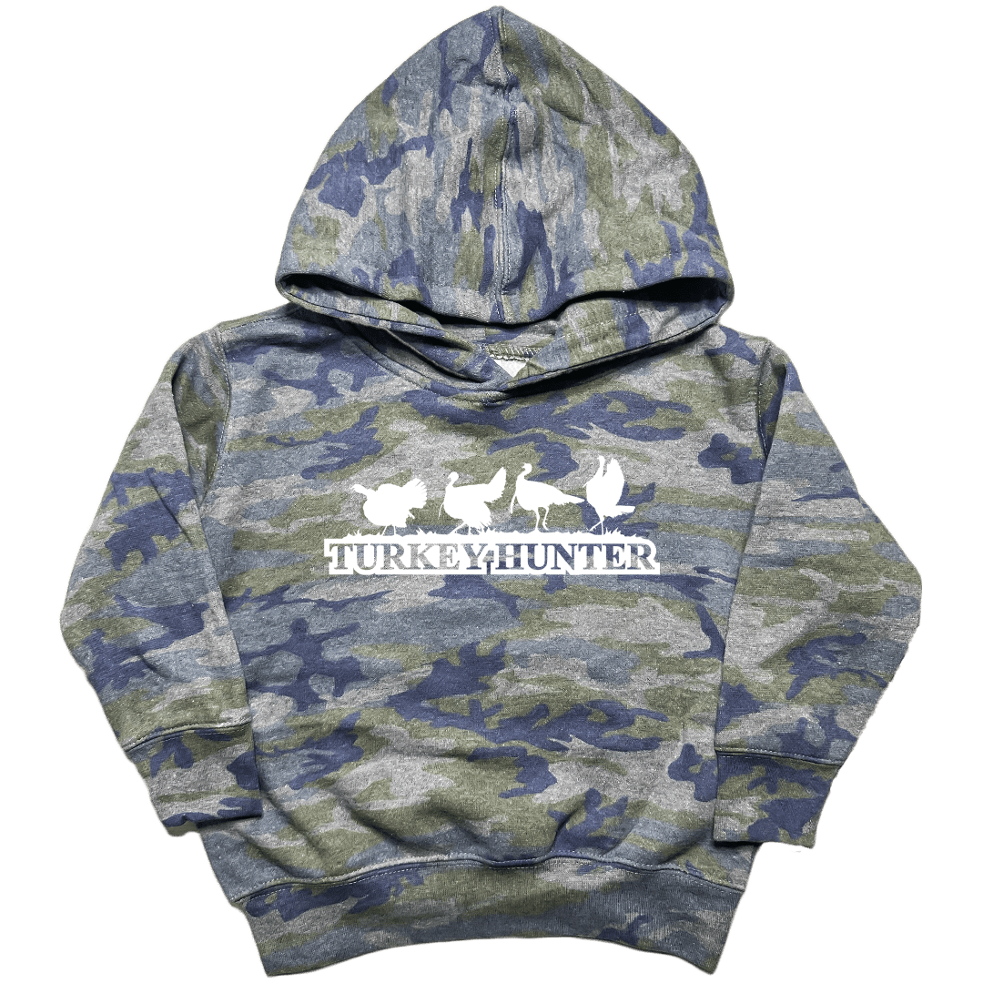 Turkey Hunter Toddler Hoodie - Muddy Boots Clothing - Hoodie