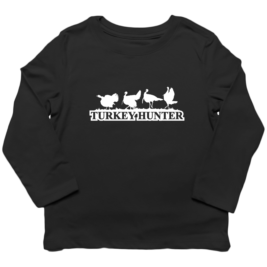 Turkey Hunter Toddler Long Sleeve Tee - Muddy Boots Clothing - Long Sleeve Tee