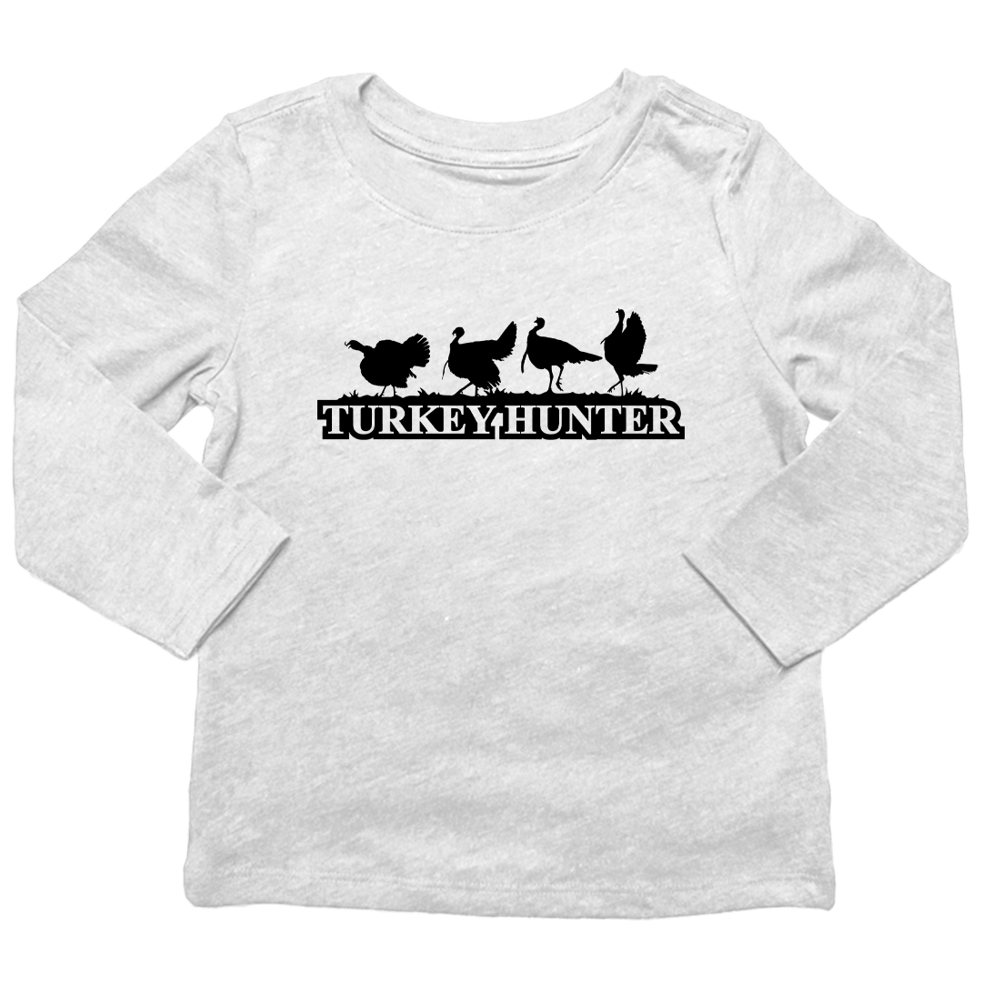 Turkey Hunter Toddler Long Sleeve Tee - Muddy Boots Clothing - Long Sleeve Tee