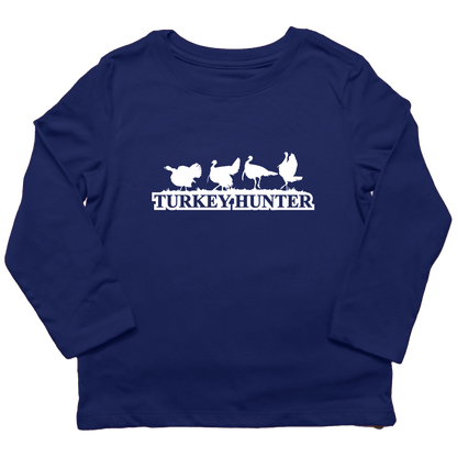Turkey Hunter Toddler Long Sleeve Tee - Muddy Boots Clothing - Long Sleeve Tee