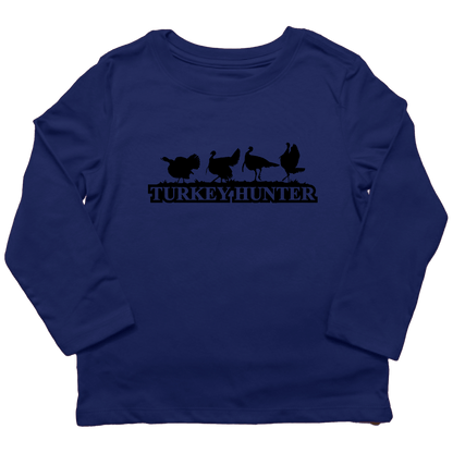Turkey Hunter Toddler Long Sleeve Tee - Muddy Boots Clothing - Long Sleeve Tee