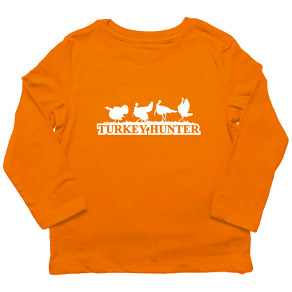 Turkey Hunter Toddler Long Sleeve Tee - Muddy Boots Clothing - Long Sleeve Tee