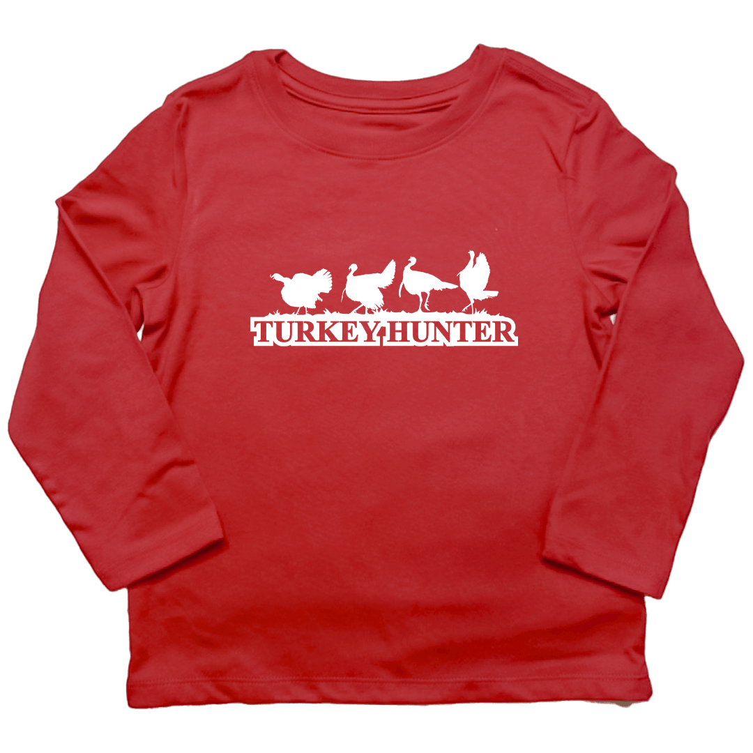 Turkey Hunter Toddler Long Sleeve Tee - Muddy Boots Clothing - Long Sleeve Tee