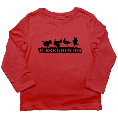 Turkey Hunter Toddler Long Sleeve Tee - Muddy Boots Clothing - Long Sleeve Tee