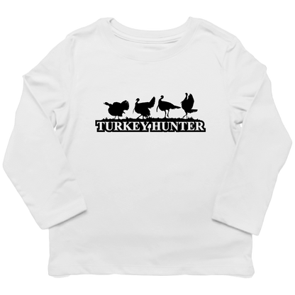 Turkey Hunter Toddler Long Sleeve Tee - Muddy Boots Clothing - Long Sleeve Tee