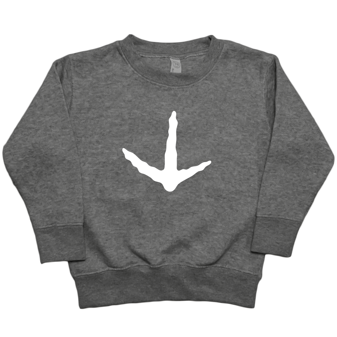 Turkey Toes Toddler Crew Neck Sweatshirt - Muddy Boots Clothing - Crew Neck Sweatshirt