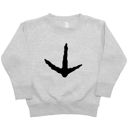Turkey Toes Toddler Crew Neck Sweatshirt - Muddy Boots Clothing - Crew Neck Sweatshirt