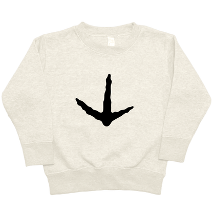 Turkey Toes Toddler Crew Neck Sweatshirt - Muddy Boots Clothing - Crew Neck Sweatshirt